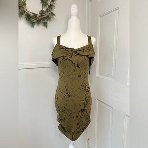 Guess Off the Shoulder Cabana Bloom Dress NWT